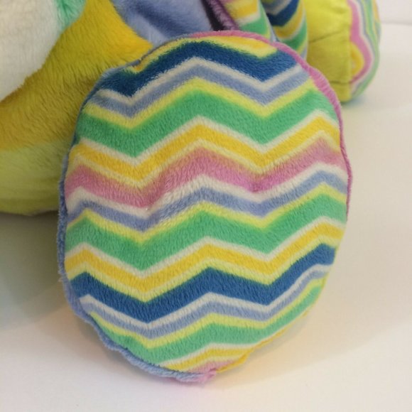 Stuffies Easter Bunny Rabbit Plush Stuffed Animal 19" Long Colorful Pastel Toy - Picture 6 of 12